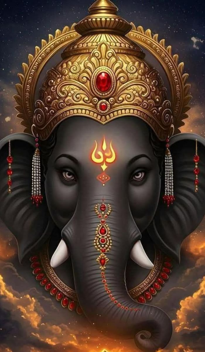 ganpati photo dp in crystal clear 4K