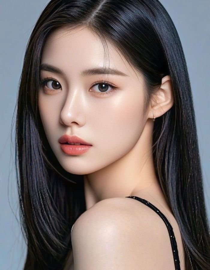korean girl dp minimal style for iPhone
