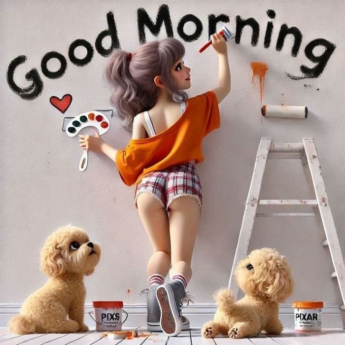 new today good morning images with flowers